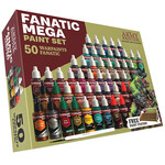The Army Painter Warpaint: Fanatic Mega Paint Set (50 Colors + 1 Brush)