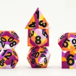 Pride Dice - Lesbian Silicone RPG Set