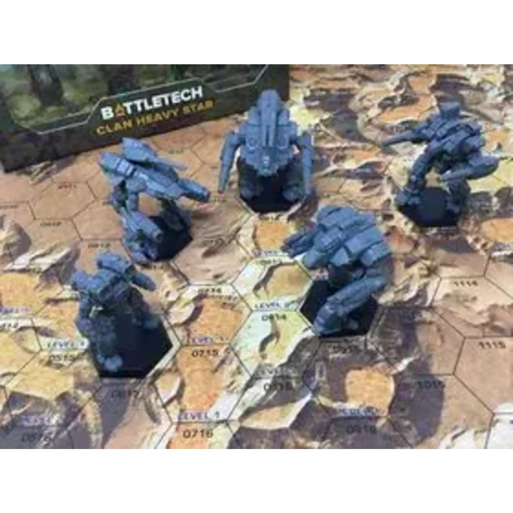 Catalyst Game Labs BattleTech: Clan Heavy Battle Star Miniatures Pack