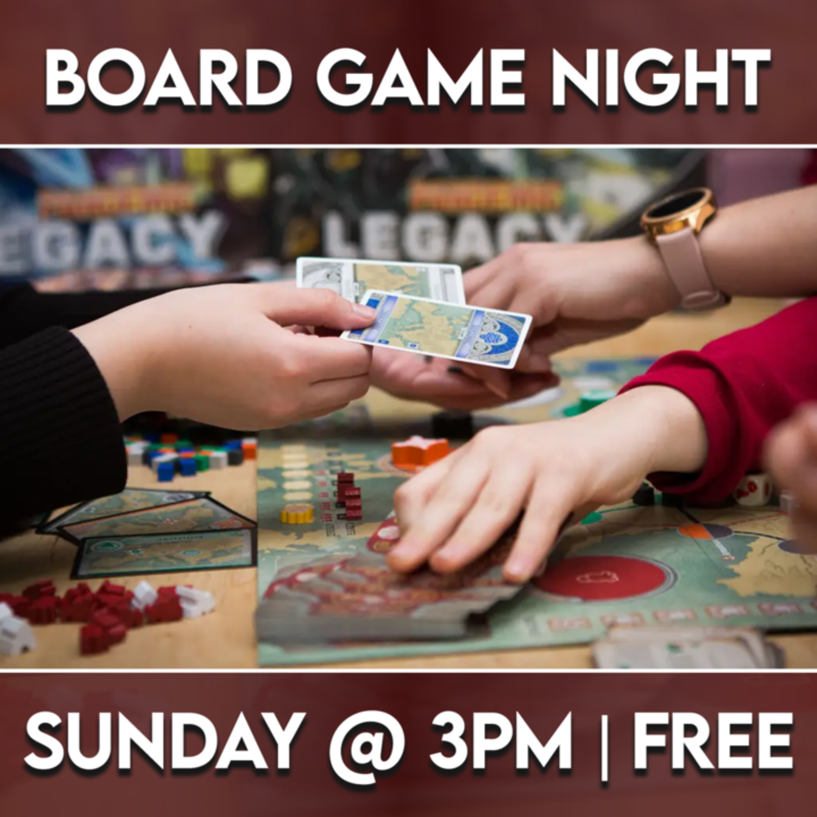 09/08 Sunday @ 3 PM - Board Game Night