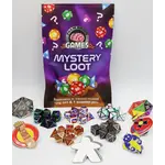Foam Brain Games Epic Mystery Loot: Mini Metal RPG Set + Enamel Pin