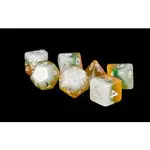16mm Resin Polyhedral dice set- Kiwi