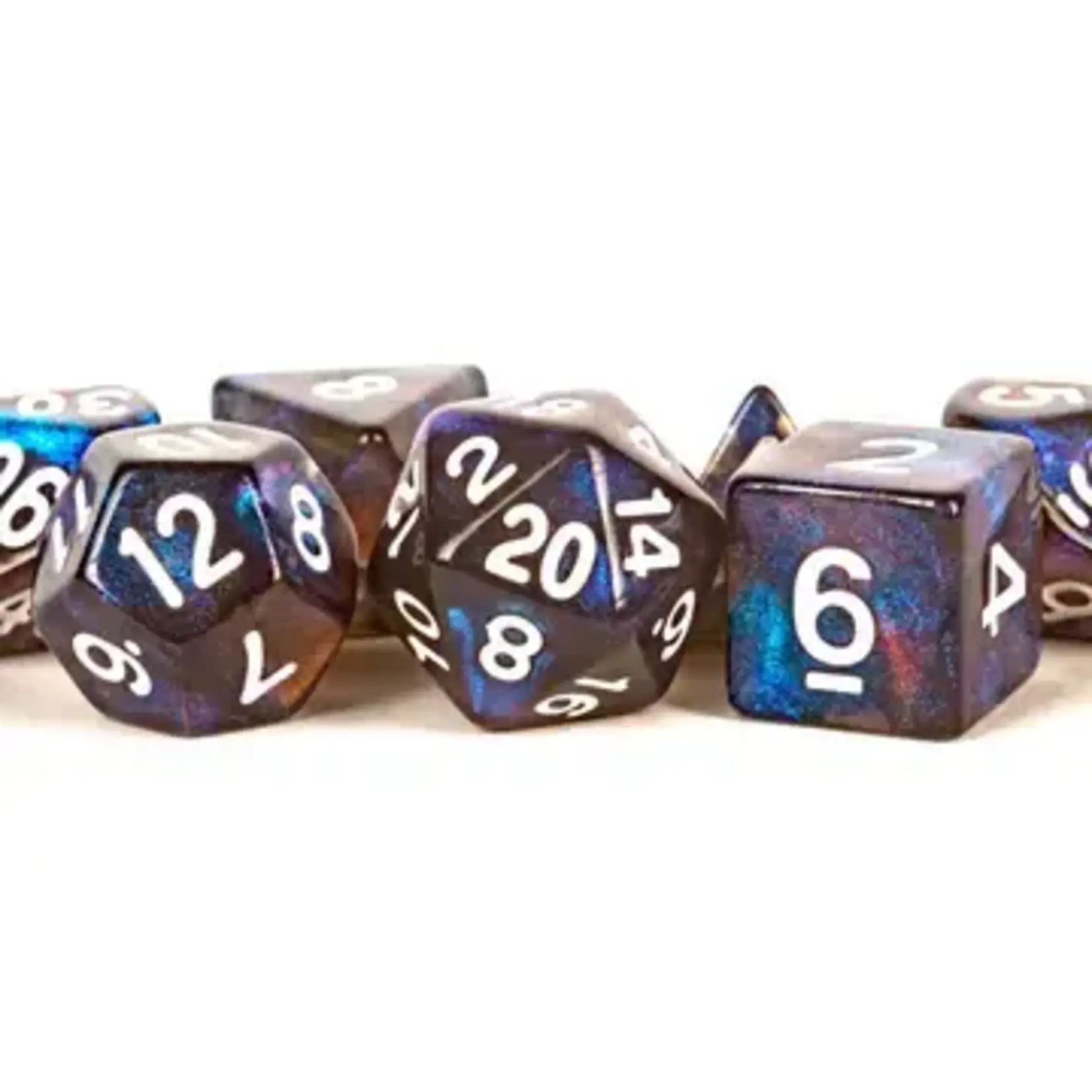 Stardust Acrylic Polyhedral Dice Set- Galaxy