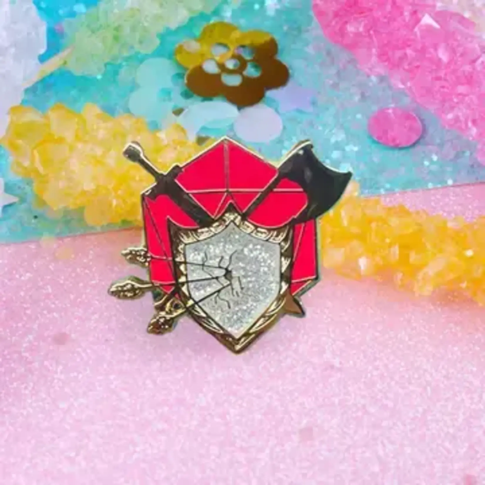 D&D Role Enamel Pin - Fighter