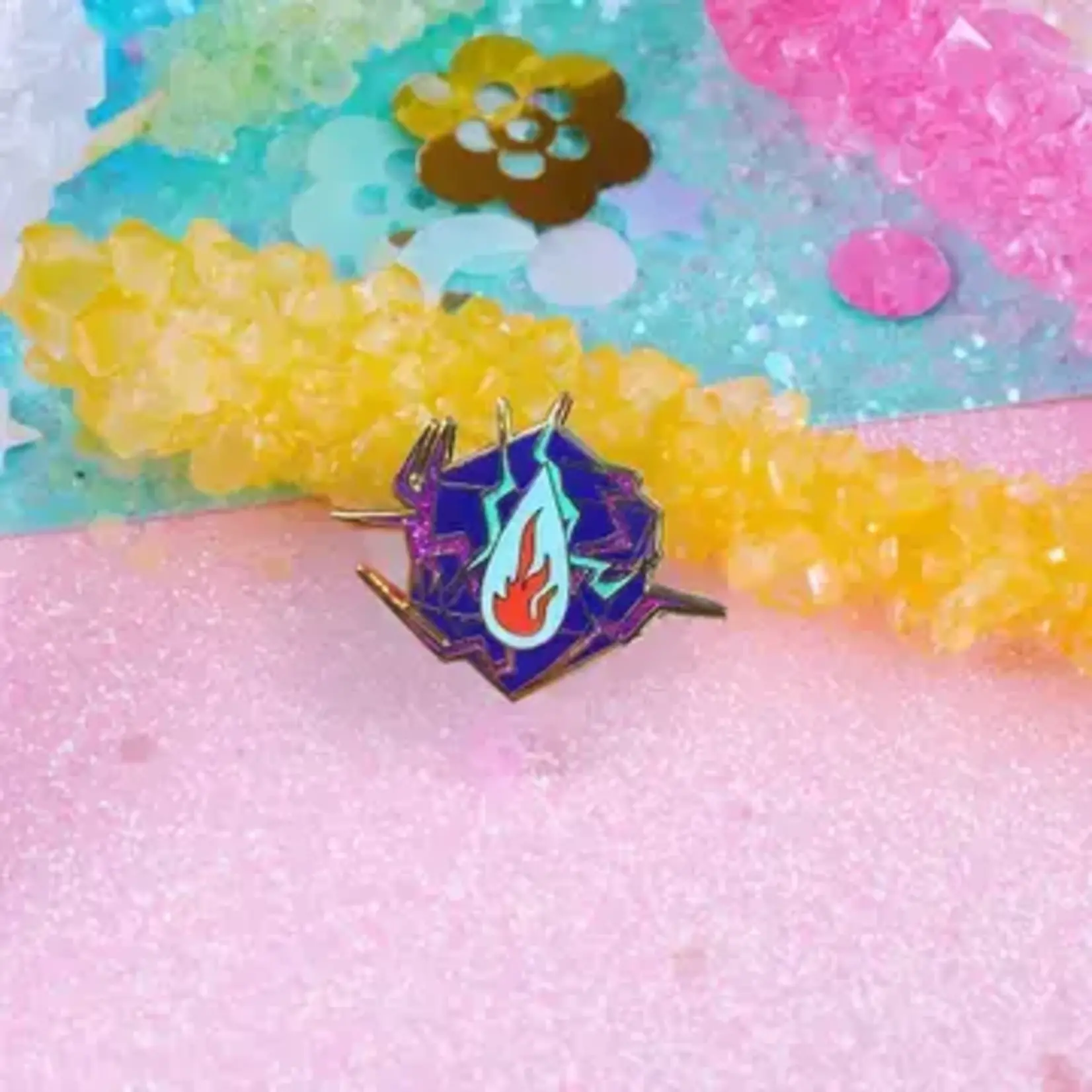 D&D Role Enamel Pin - Sorcerer
