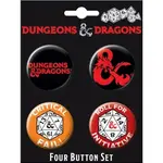 D&D 4 button set