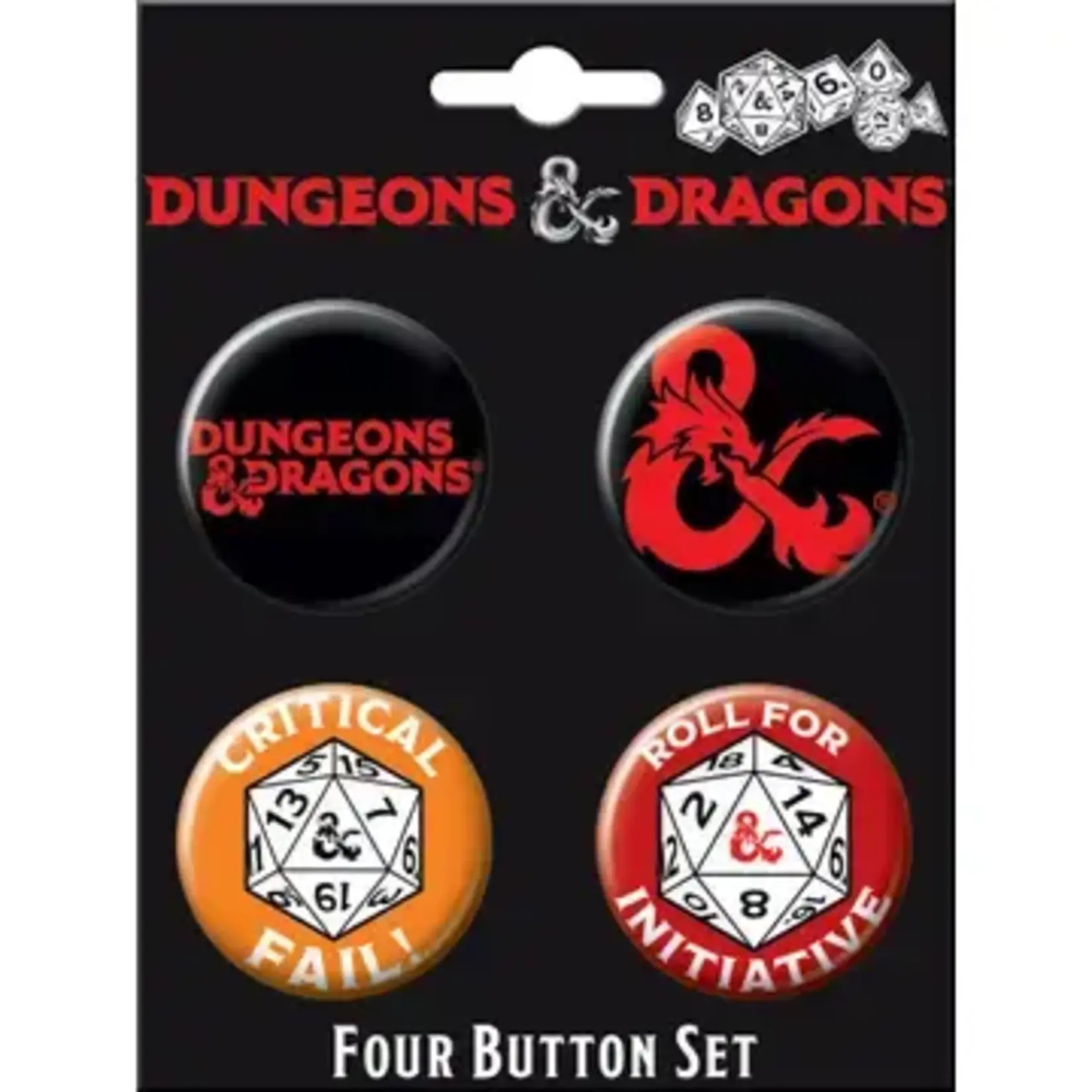 D&D 4 button set