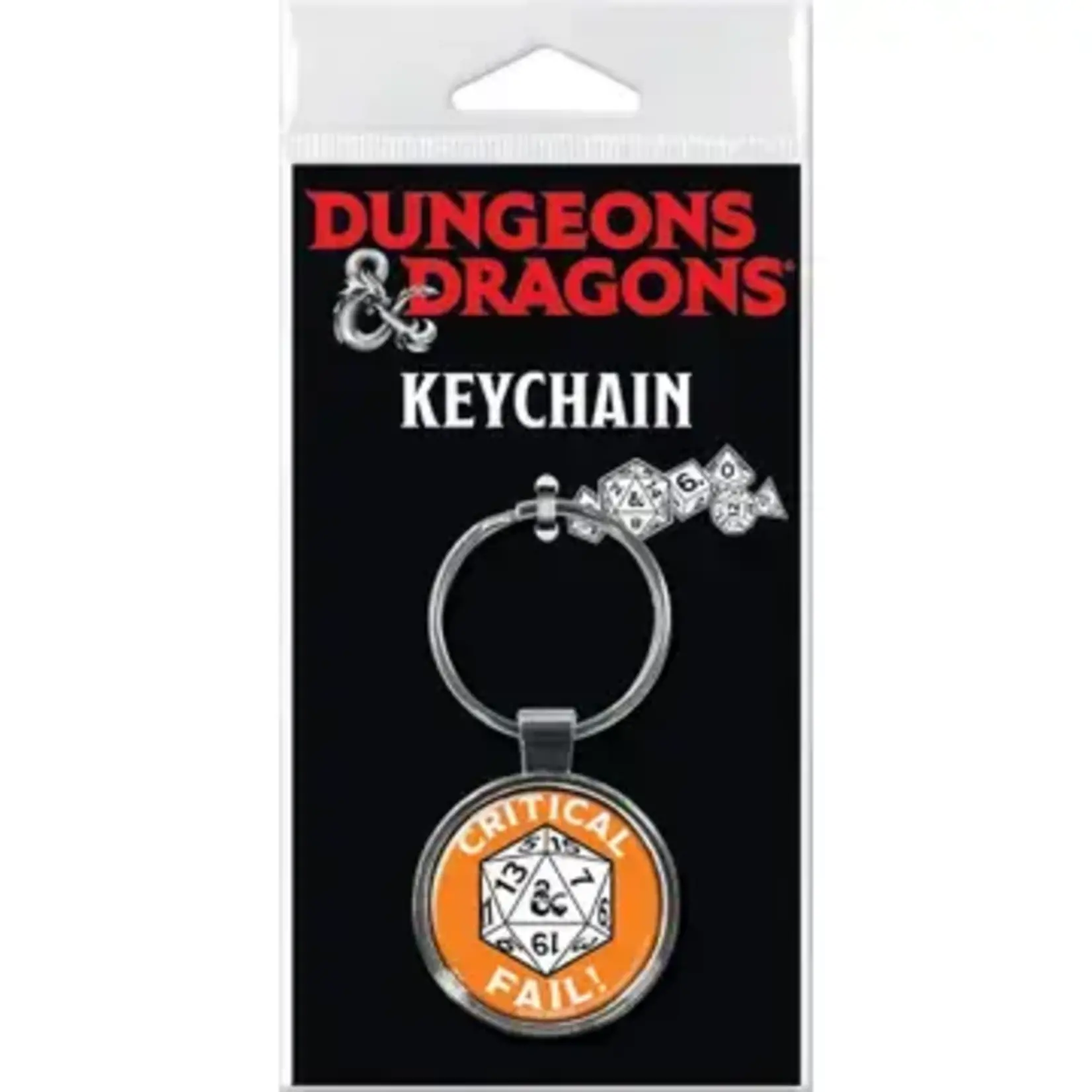 D&D Keychains- Critical Fail