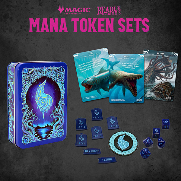 Beadle & Grimm's Magic - Blue Mana Metal Token Set - Greg's Games