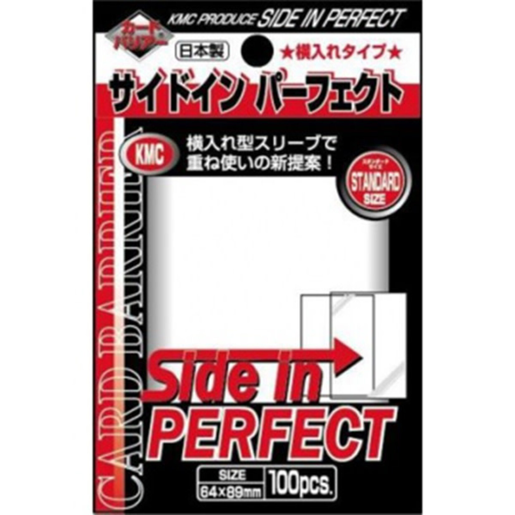 KMC KMC - Standard Sleeves - Perfect Fit Sideloading Clear (100)