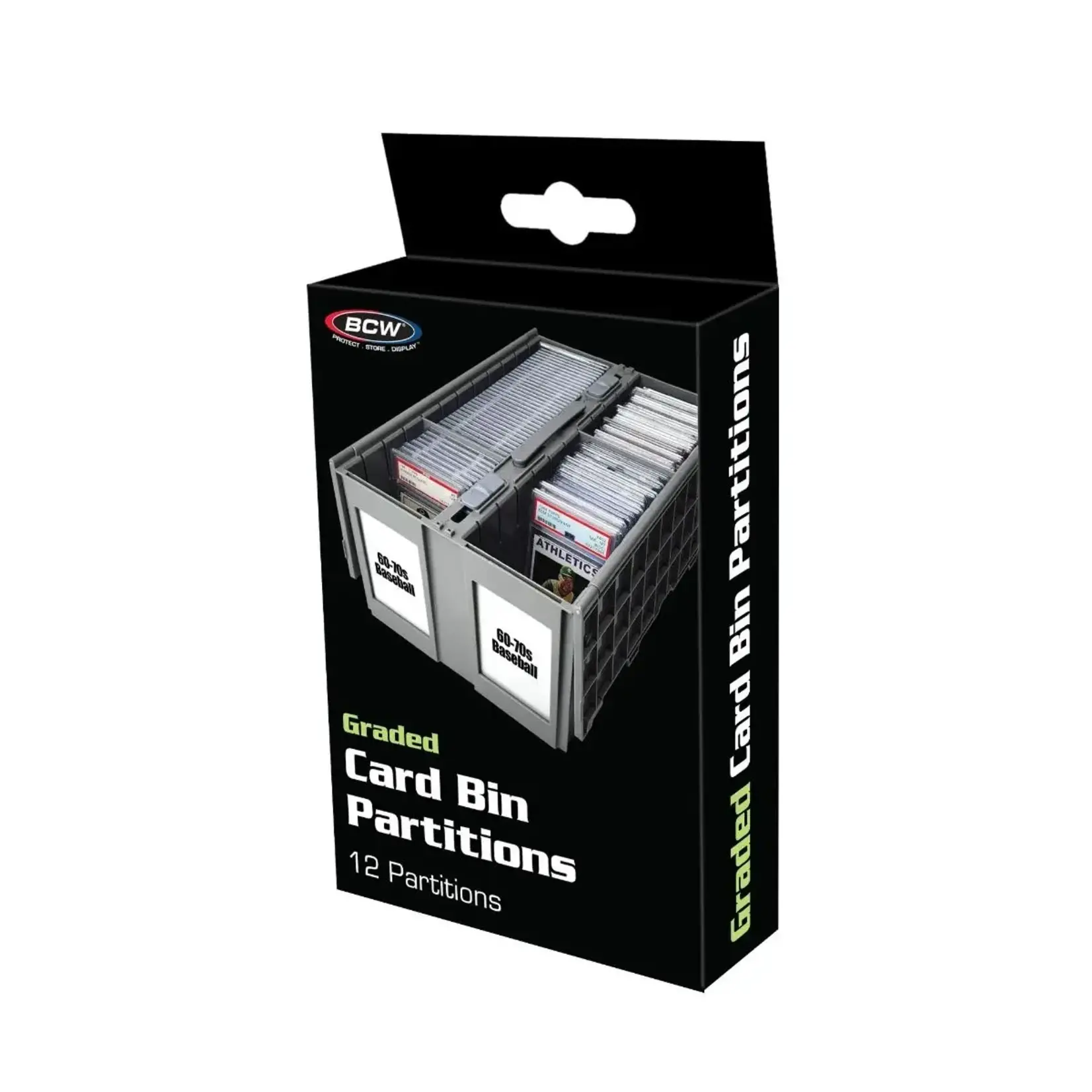 BCW Supplies BCW Graded Collectible Card Bin Partitions / Dividers - Gray