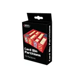 BCW Supplies BCW Collectible Card Bin Partitions / Dividers - Red
