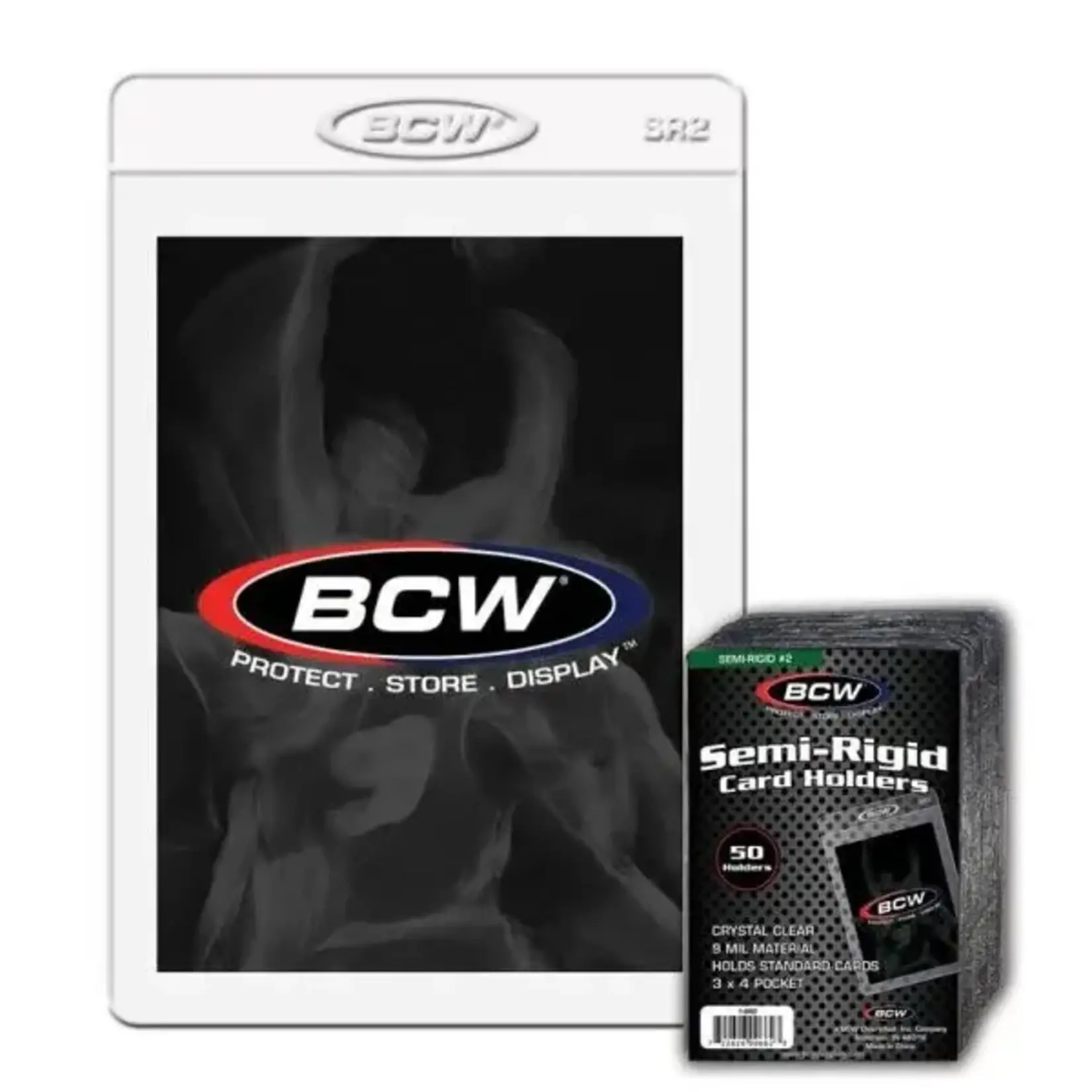 BCW Supplies BCW - Semi-Rigid Card Holders #2 (50)