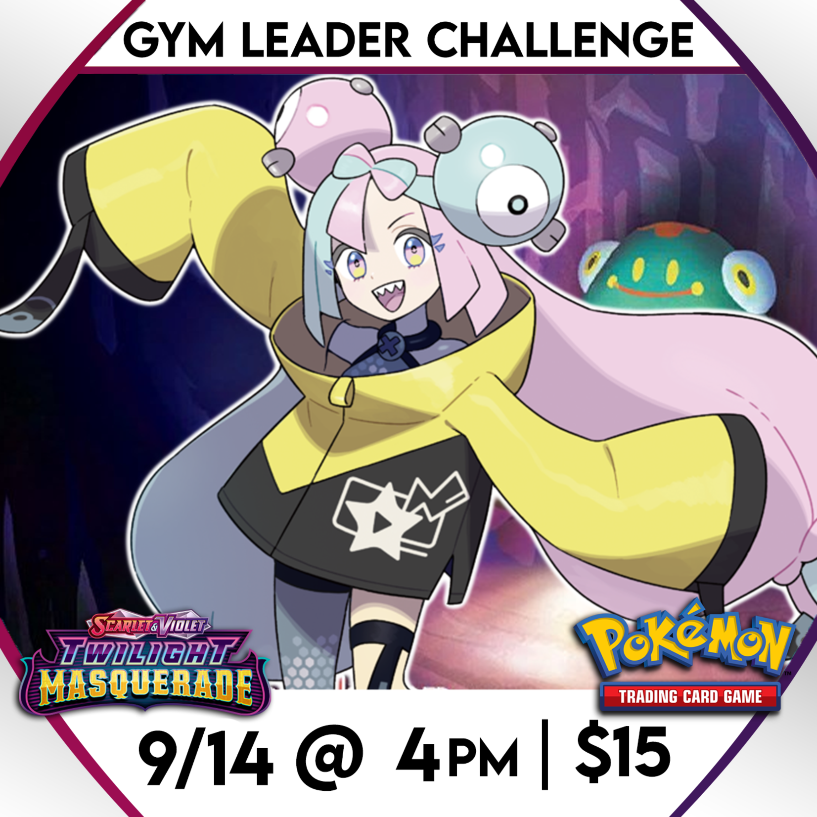 Pokémon 09/14 Saturday @ 4 PM - Pokemon Gym Leader Challenge