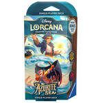 Ravensburger Disney Lorcana - Azurite Sea Starter Deck - Amber / Ruby