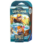 Ravensburger Disney Lorcana - Azurite Sea Starter Deck - Emerald / Sapphire