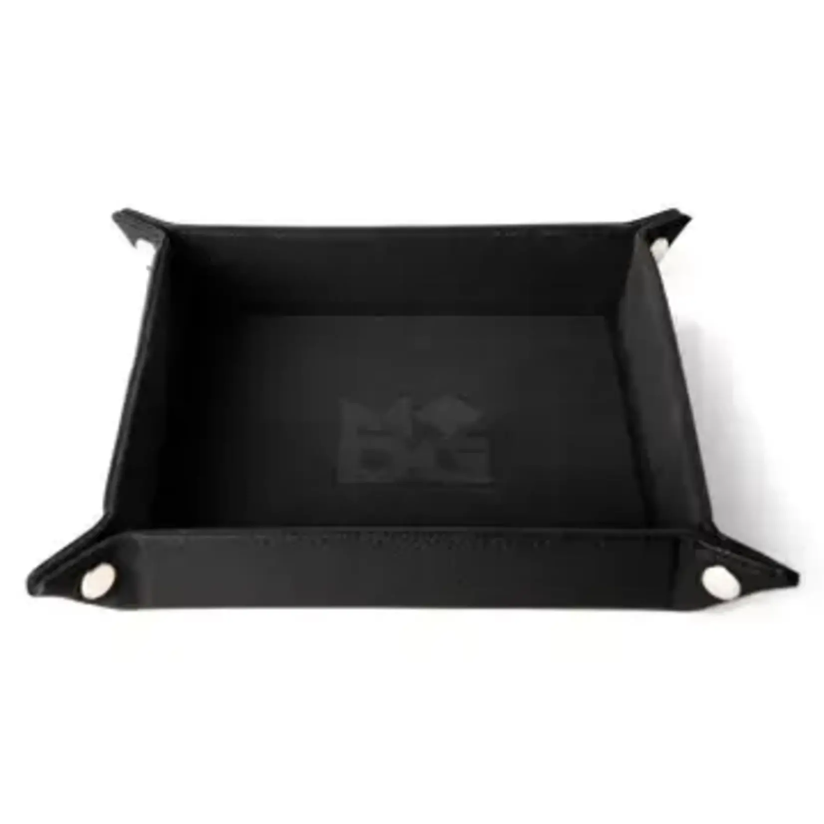 Velvet / Leather Folding Dice Tray (Black)