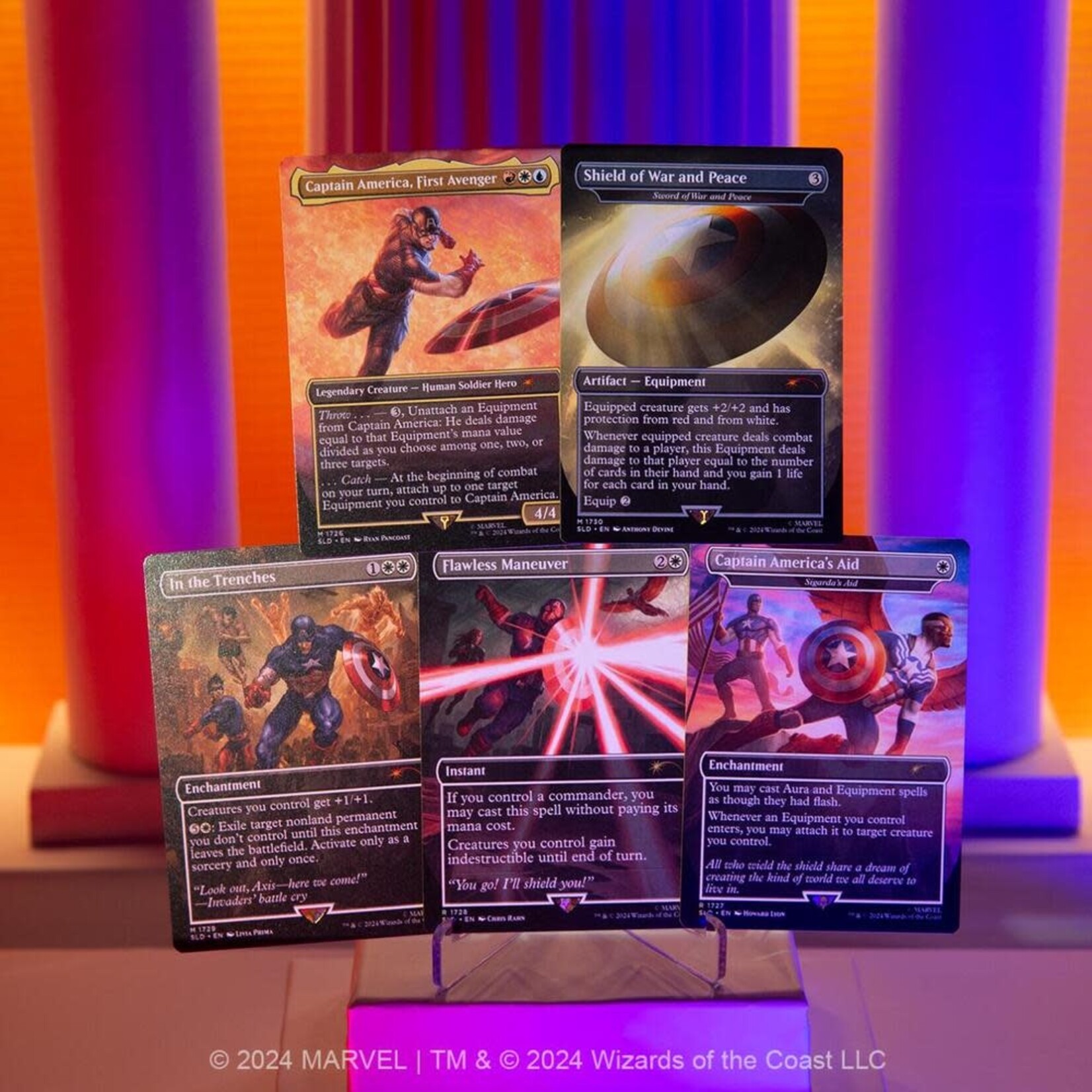 Wizards of the Coast Magic - Secret Lair Drop: Marvel's Captain America - Non-Foil Edition