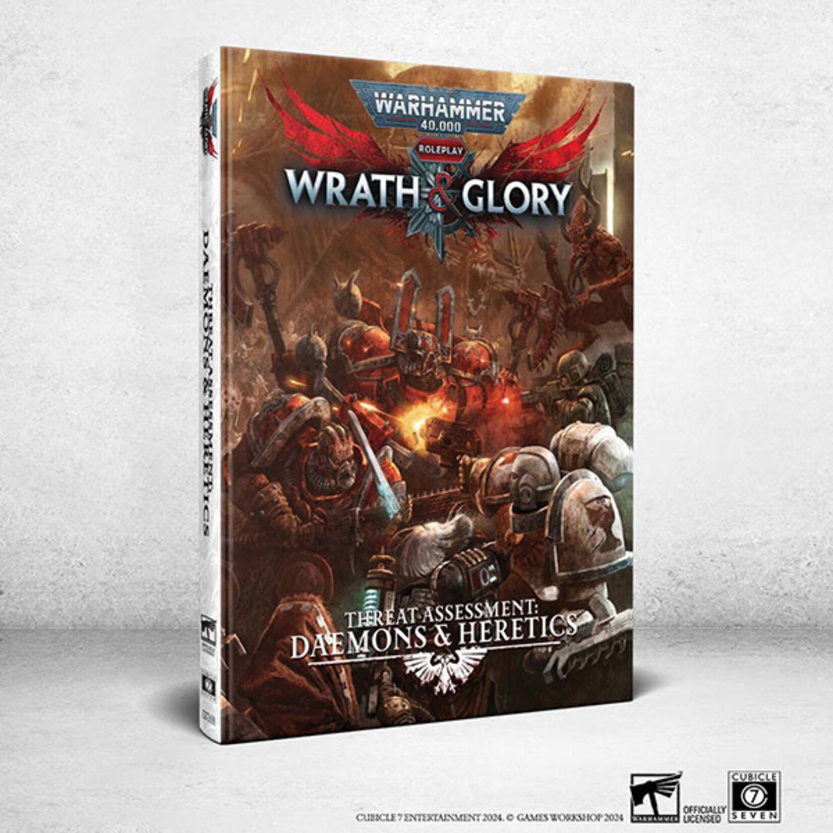Cubicle 7 Warhammer 40K RPG: Wrath & Glory - Threat Assessment Daemons & Heretics