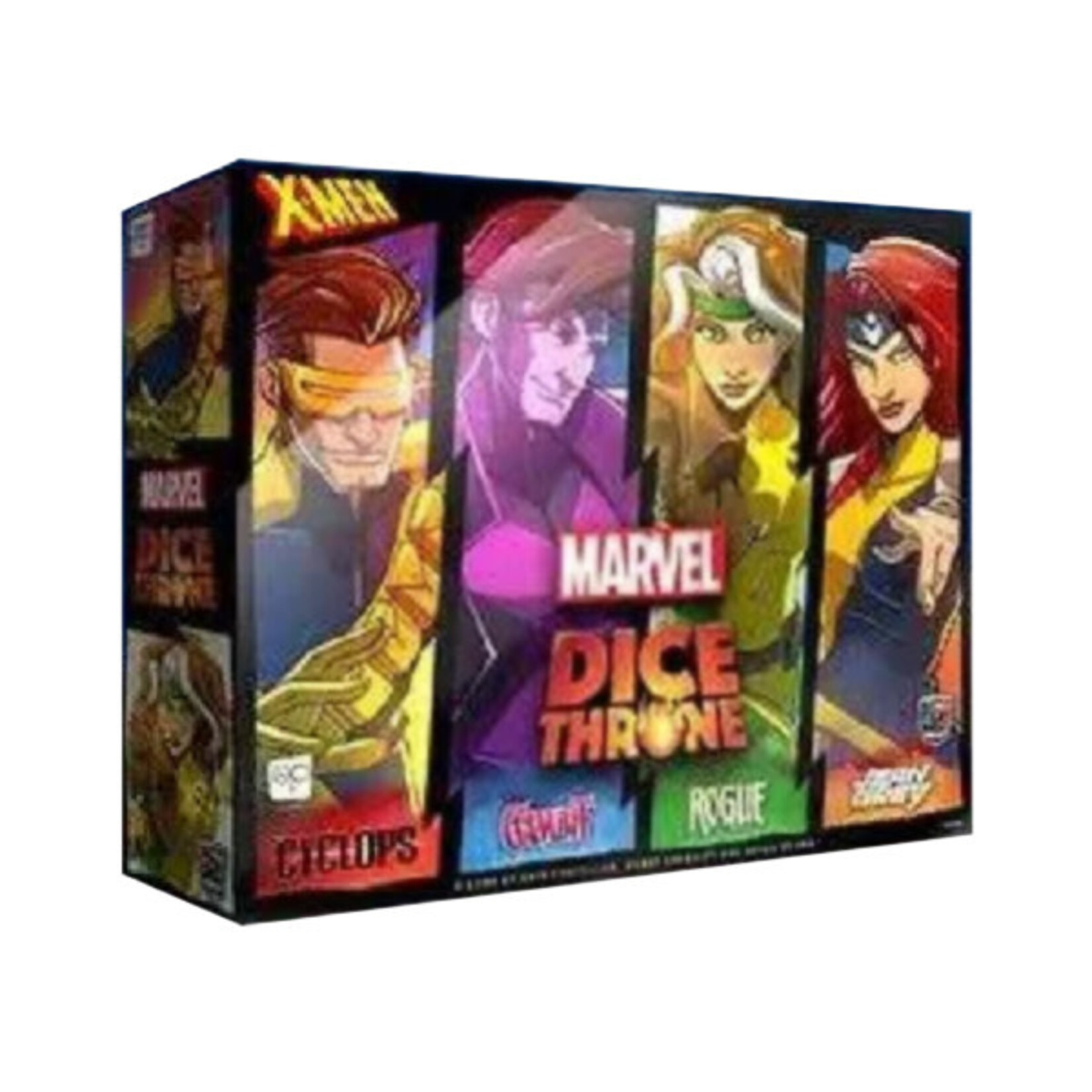 USAopoly Dice Throne - Marvel X-Men Box 2 (Cyclops, Jean Grey, Gambit, Rogue)