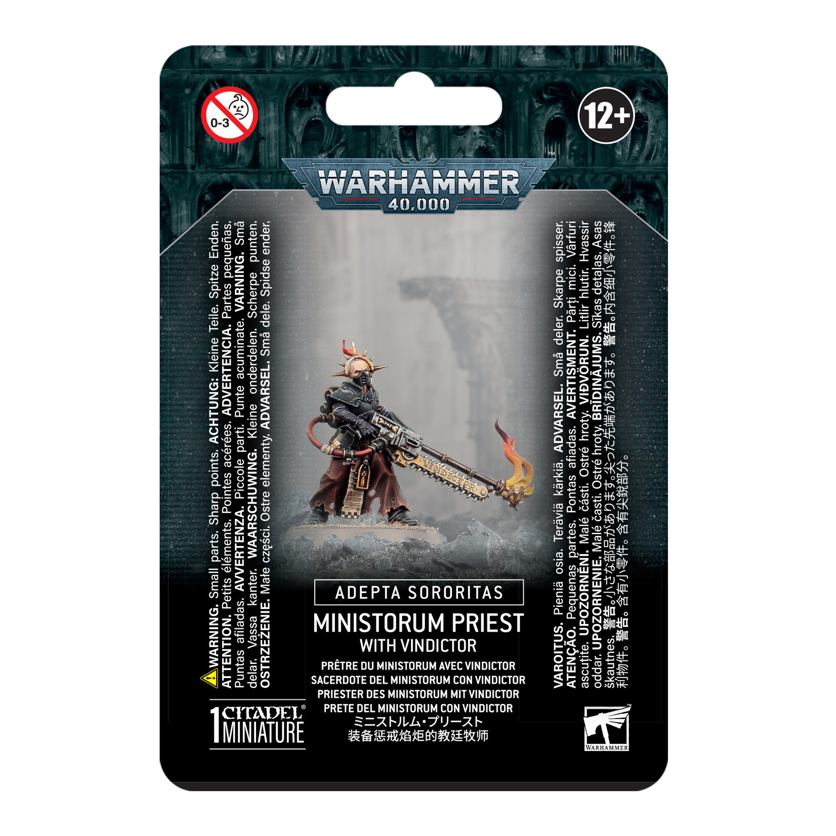 Games Workshop Adepta Sororitas: Ministorum Priest with Vindictor
