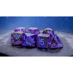 Chessex CHX 22547 Mega-Hedrals Nebula Luminary Nocturnal / Blue Polyhedral 7-die Set