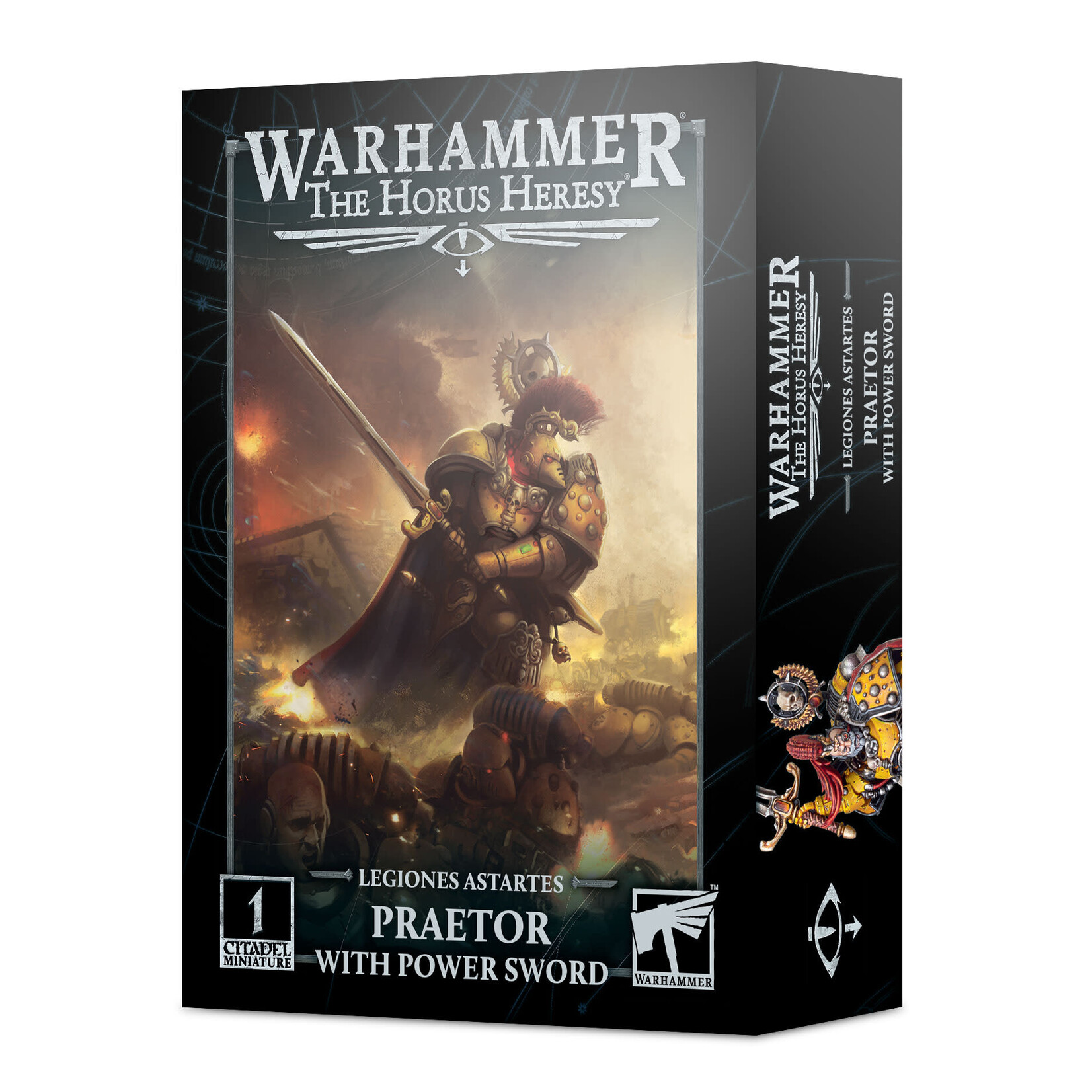 Games Workshop Horus Heresy: Legion Astartes Praetor With Power Sword