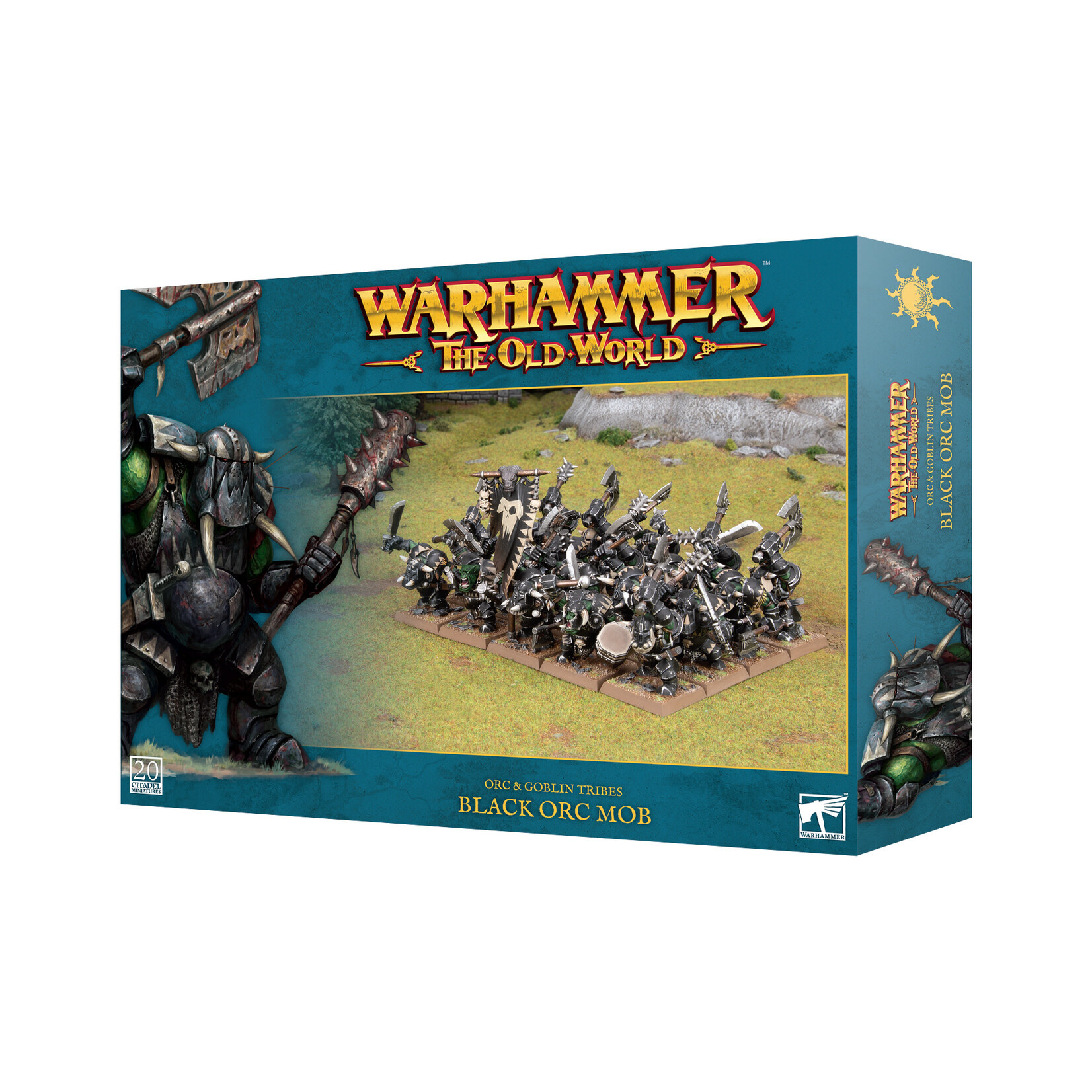 Games Workshop Old World: Orc & Goblin Tribes Black Orc Mob