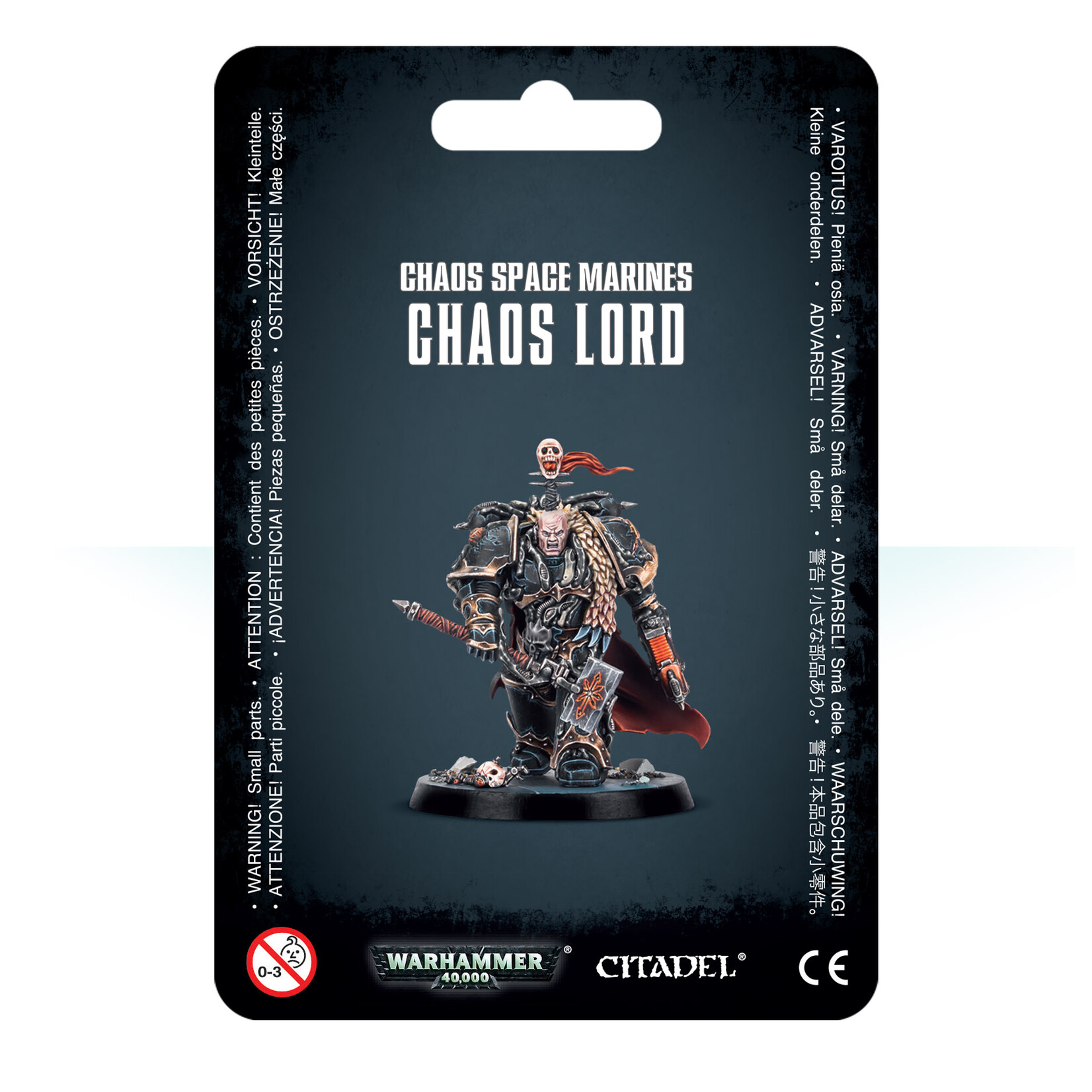 Games Workshop Chaos Space Marines: Chaos Lord In Terminator Armour