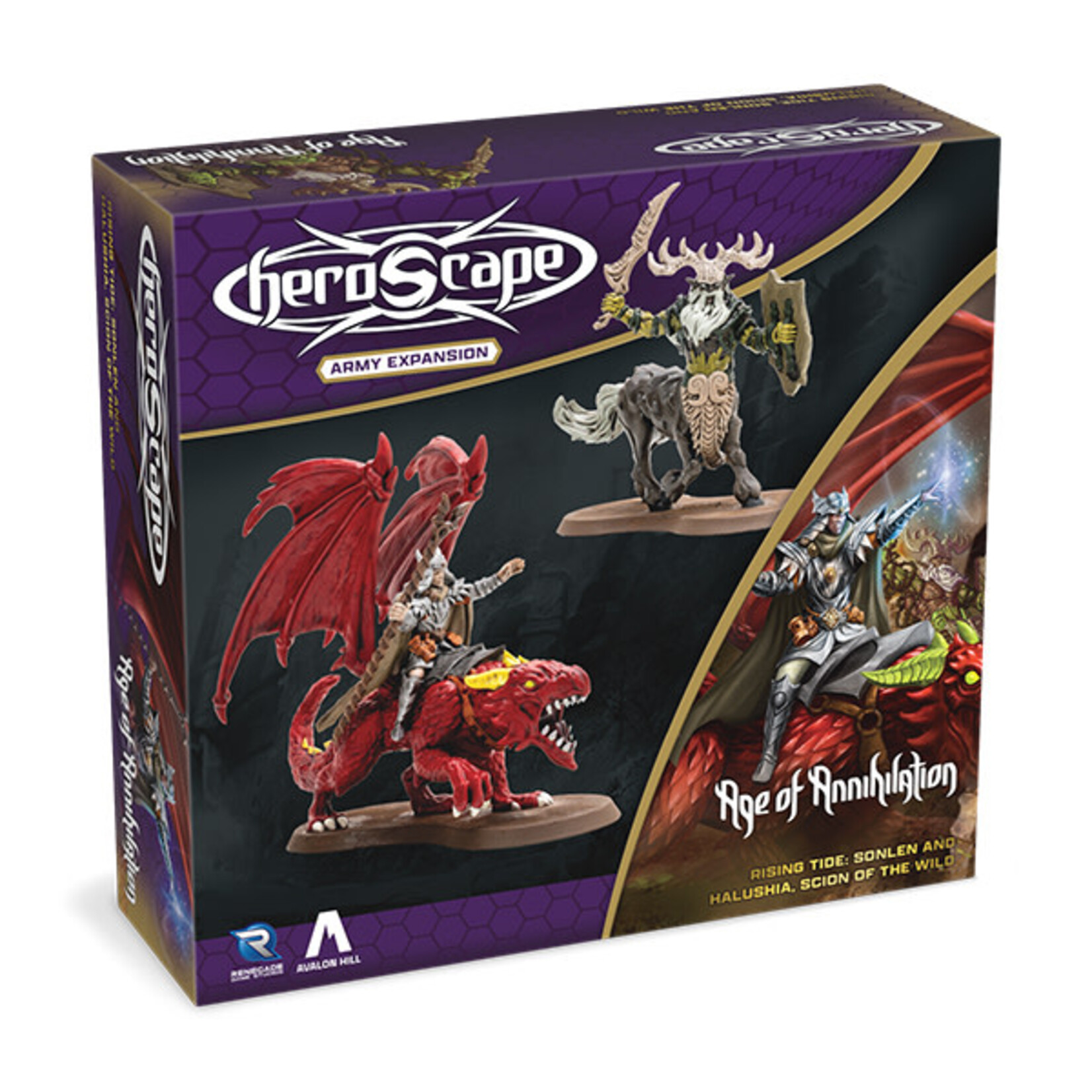 Renegade Game Studios Heroscape: Army Expansion - Rising Tide: Sonlen and Halushia, Scion of the Wild