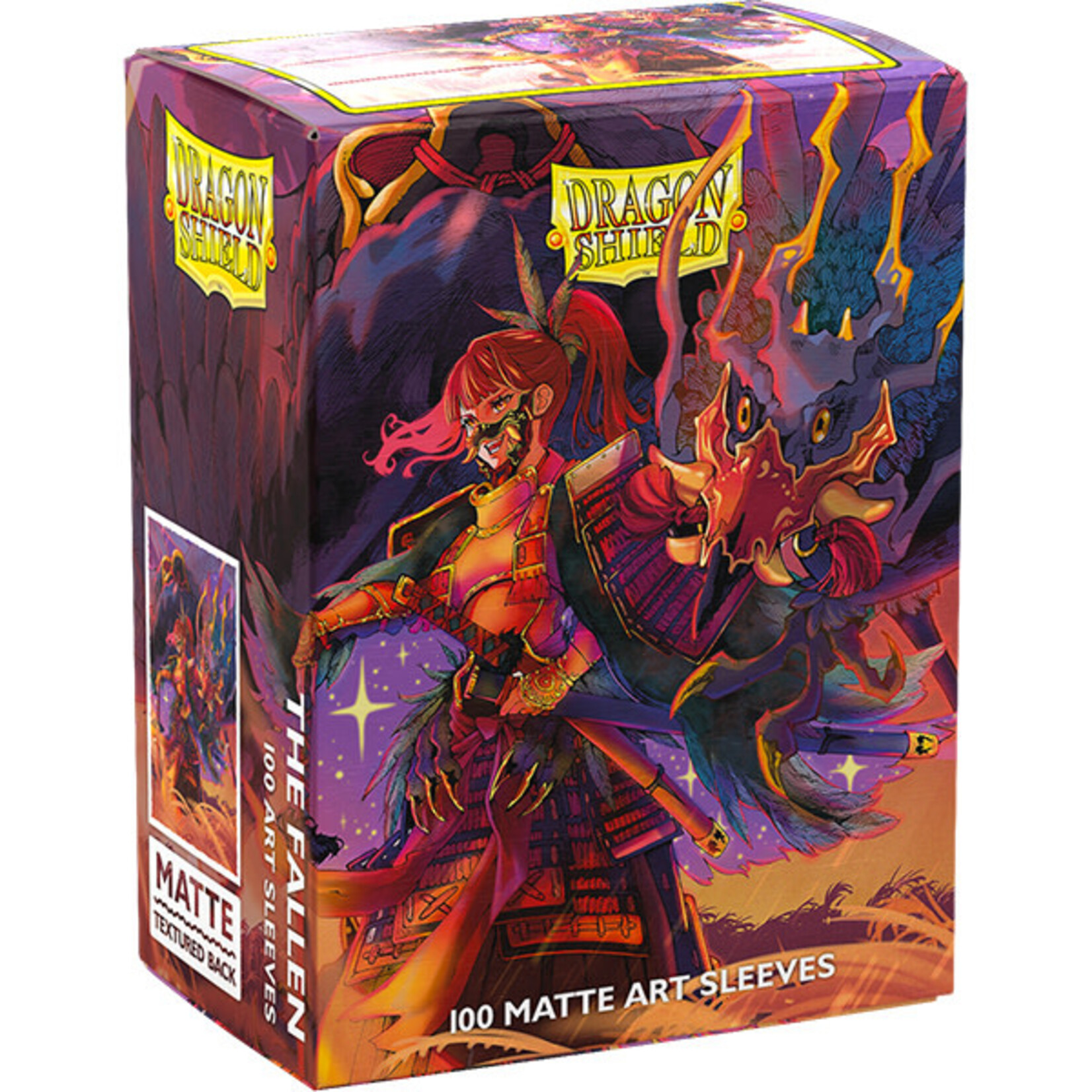 Arcane Tinmen Dragon Shield - Standard Sleeves - The Fallen Brushed (100)