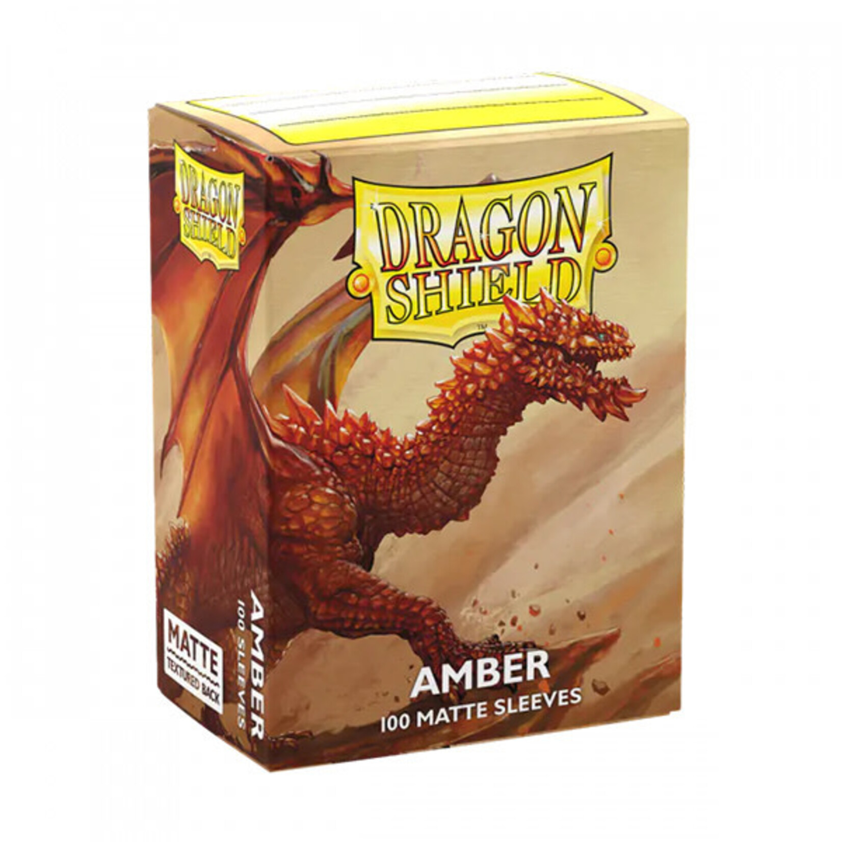 Arcane Tinmen Dragon Shield - Sleeves - Matte Amber (100)