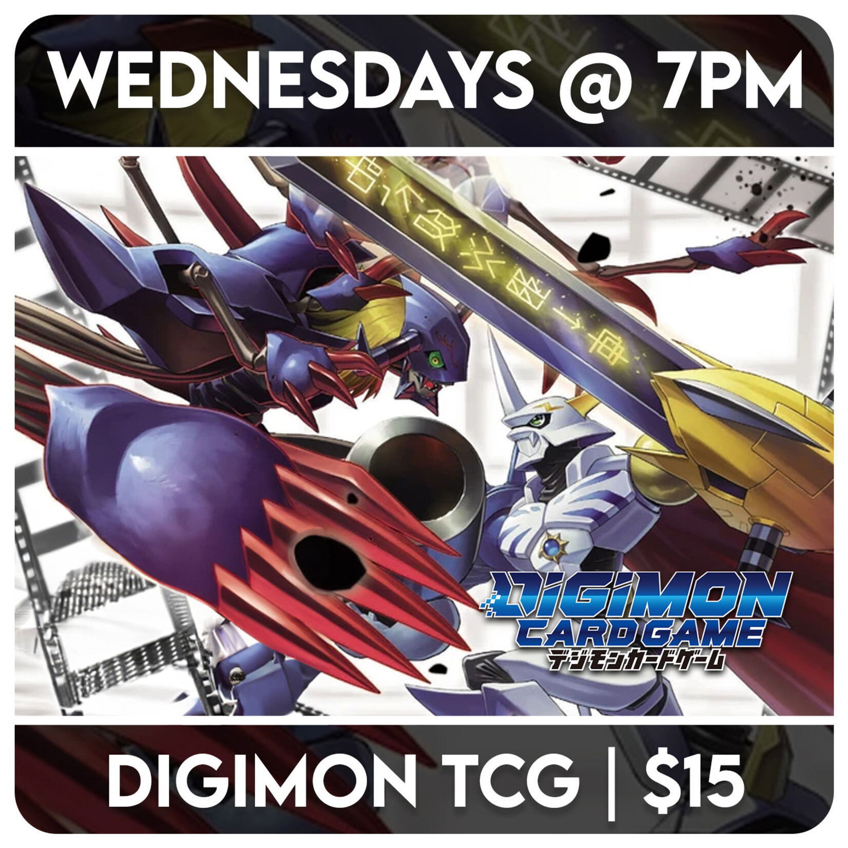 Digimon TCG Events 06/18 Wednesday @ 7 PM - Digimon TCG