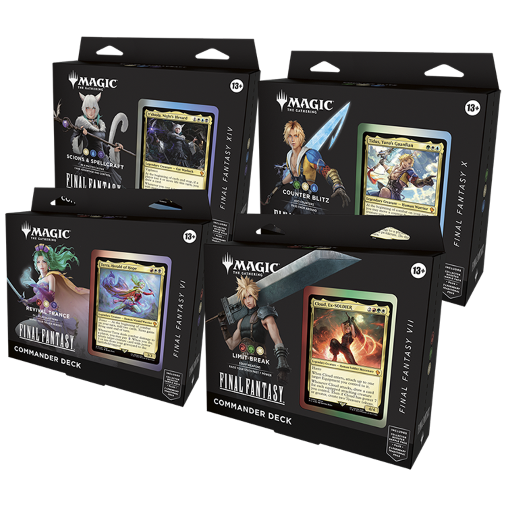 Wizards of the Coast Magic - Universes Beyond - Final Fantasy Commander Deck Display
