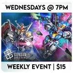 Gundam TCG Events 10/08 Wednesday @ 7 PM - Gundam TCG