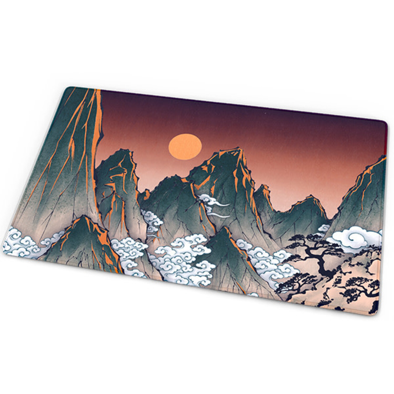 Arcane Fortress Playmat: Ukiyo-e- Crimson Ridge