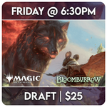 Magic: the Gathering Events 10/17 Friday @ 6:30 PM - Magic: The Gathering Booster Draft - Bloomburrow [FNM]
