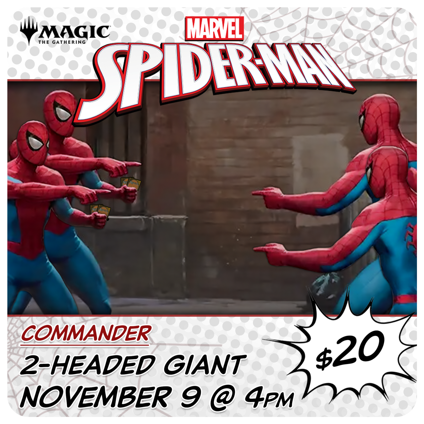 Magic: the Gathering Events 11/09 Sunday @ 4 PM - Magic - Two-Headed Giant Commander Night