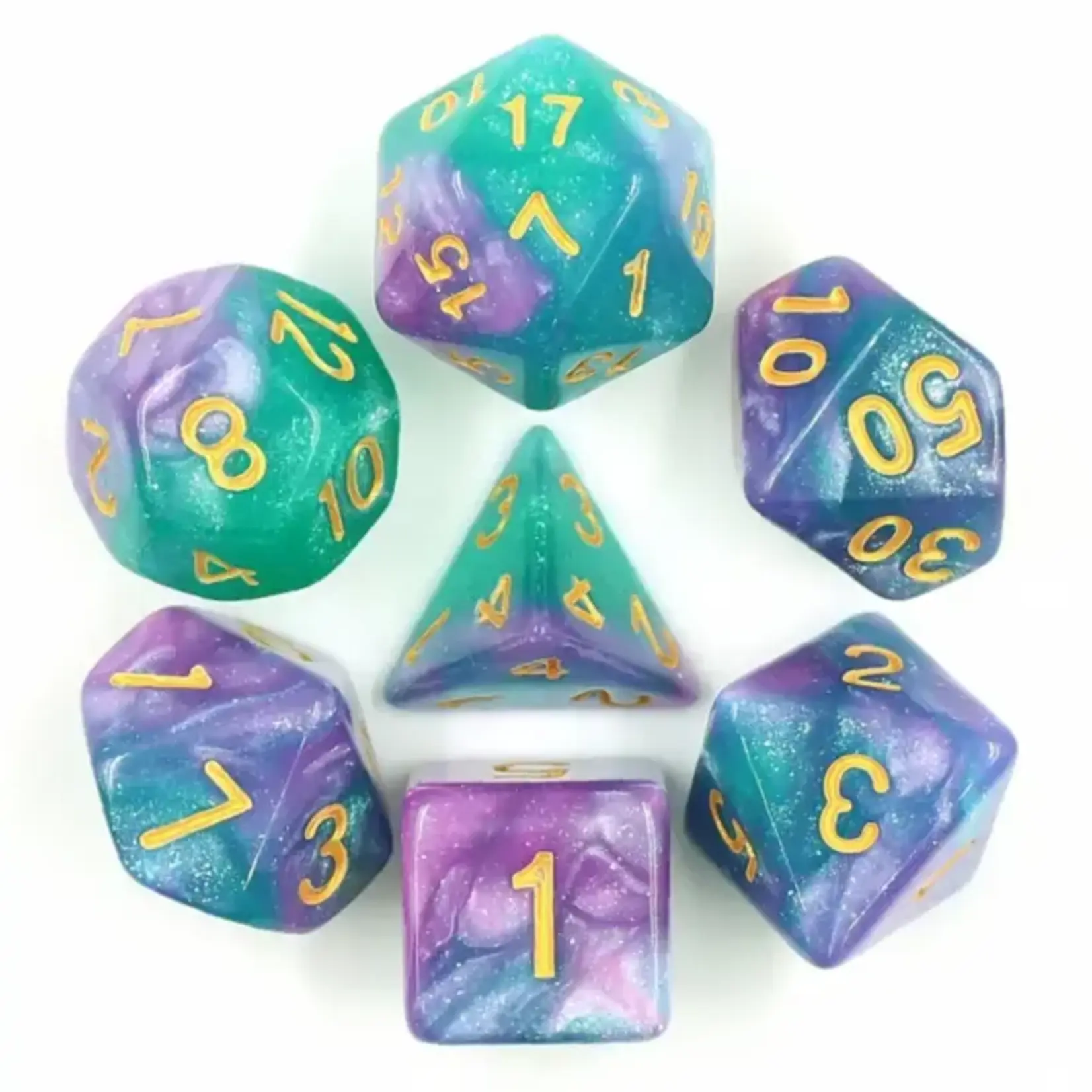 Foam Brain Games Dice : Byzantium Rpg Dice Set  Foam Brain Games