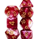 Foam Brain Games Dice :  Cherry Cream Rpg Dice Set Foam Brain Games