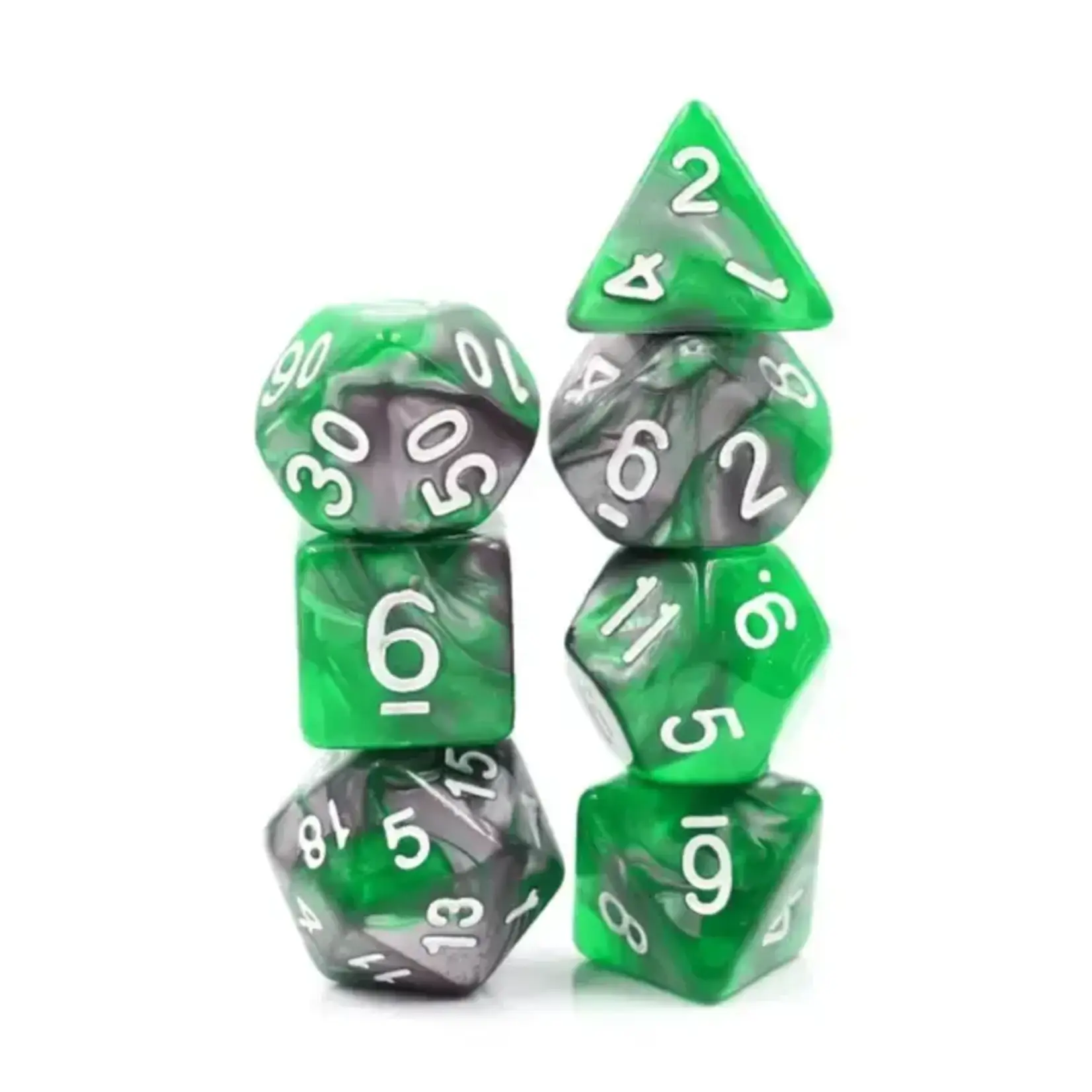 Foam Brain Games Dice :  Emerald Ore Rpg Dice Set Foam Brain Games