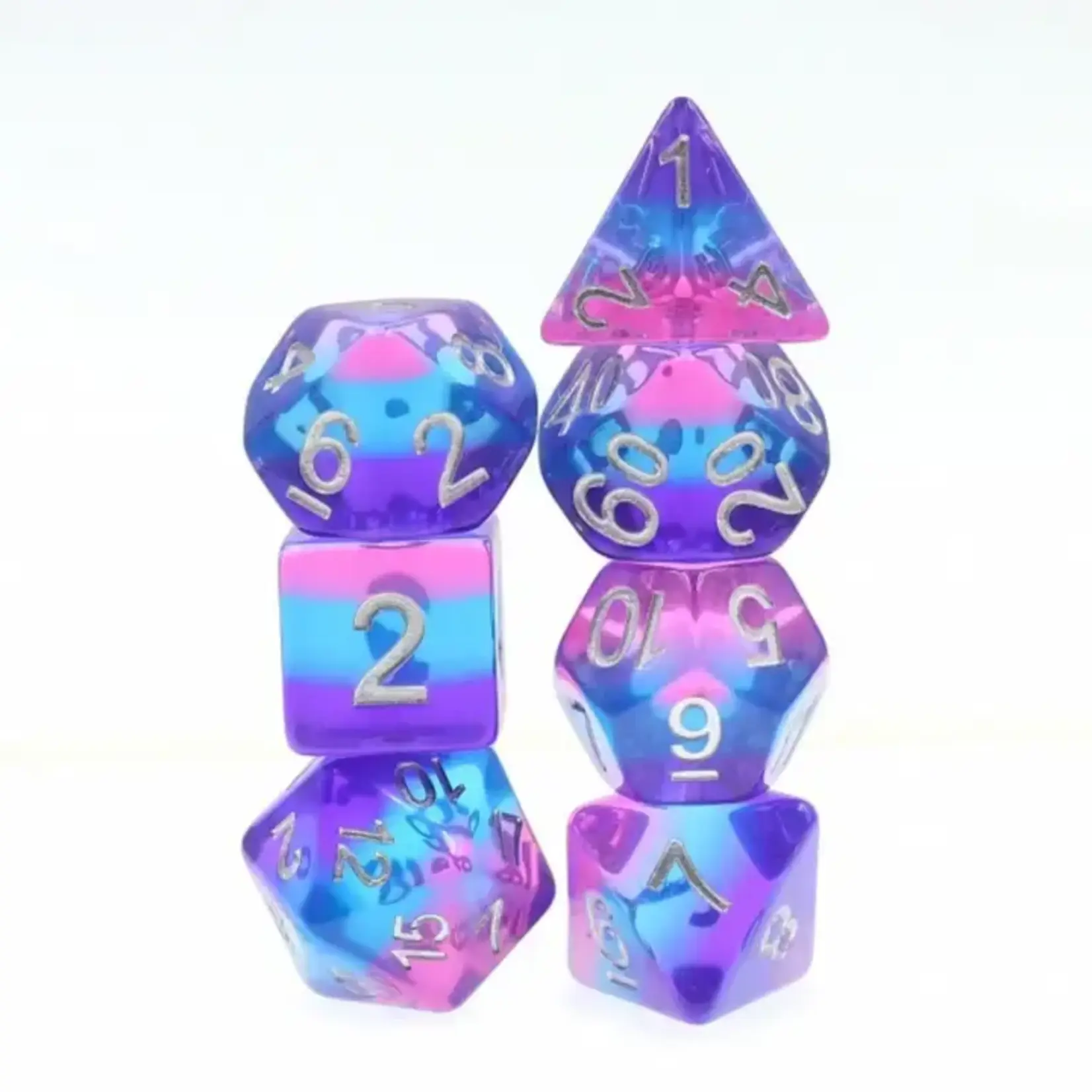 Foam Brain Games Dice : Purple Sky Rpg Dice Set Foam Brain Games