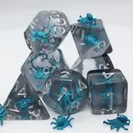 Foam Brain Games Dice : Teal Octopus Rpg Dice Set Foam Brain Games