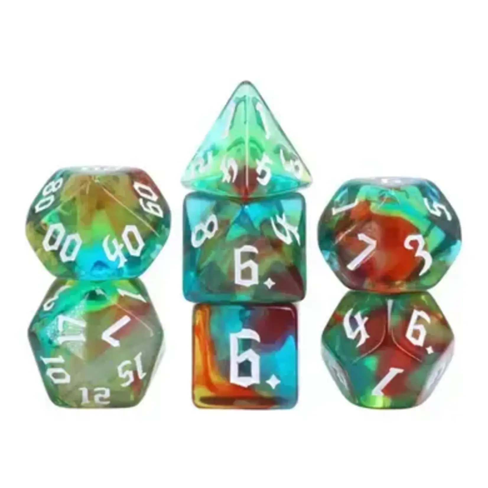 Foam Brain Games Dice :  Wind Elves Rpg Dice Set Foam Brain Games