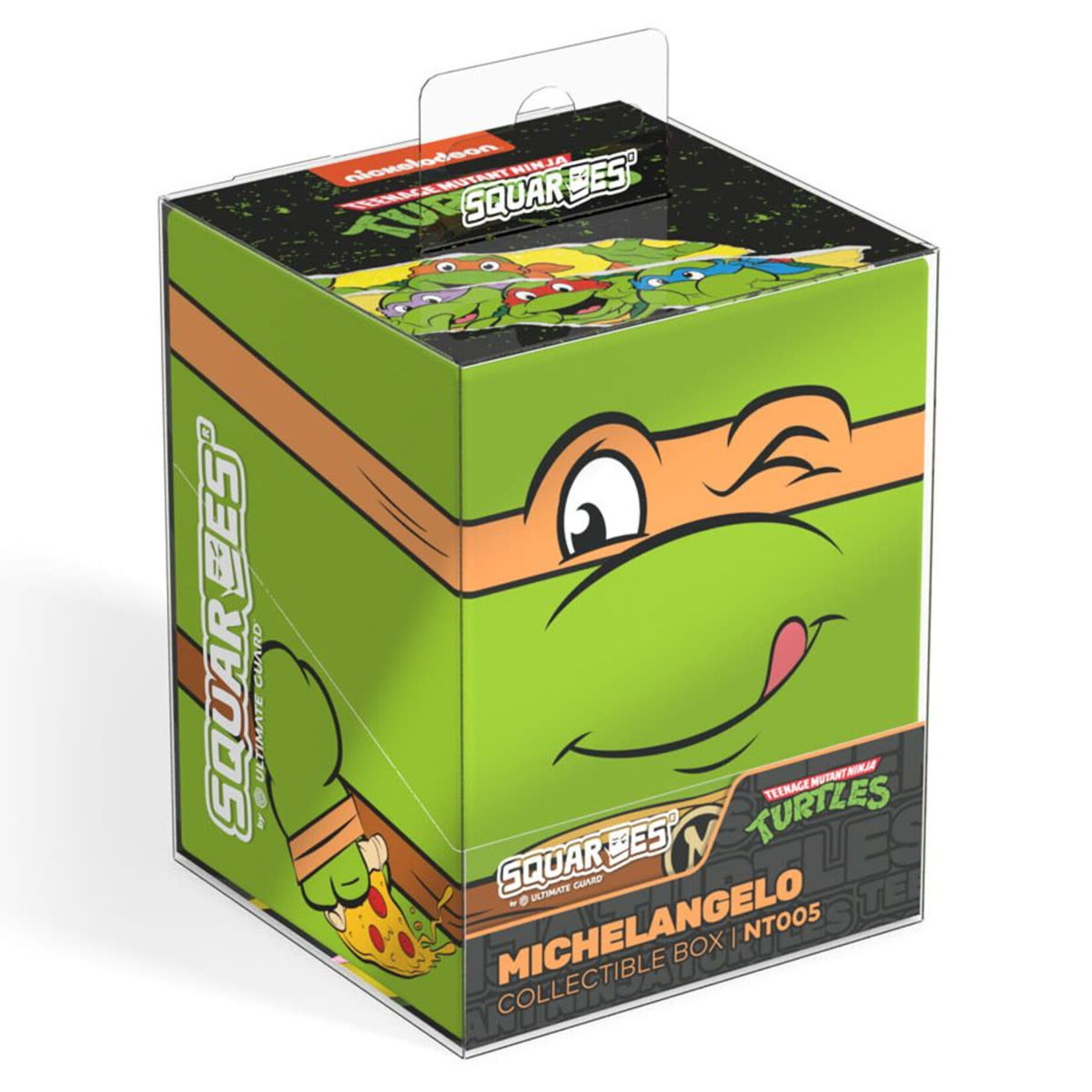 Ultimate Guard Squaroes Deckbox 100+ TMNT Michelangelo