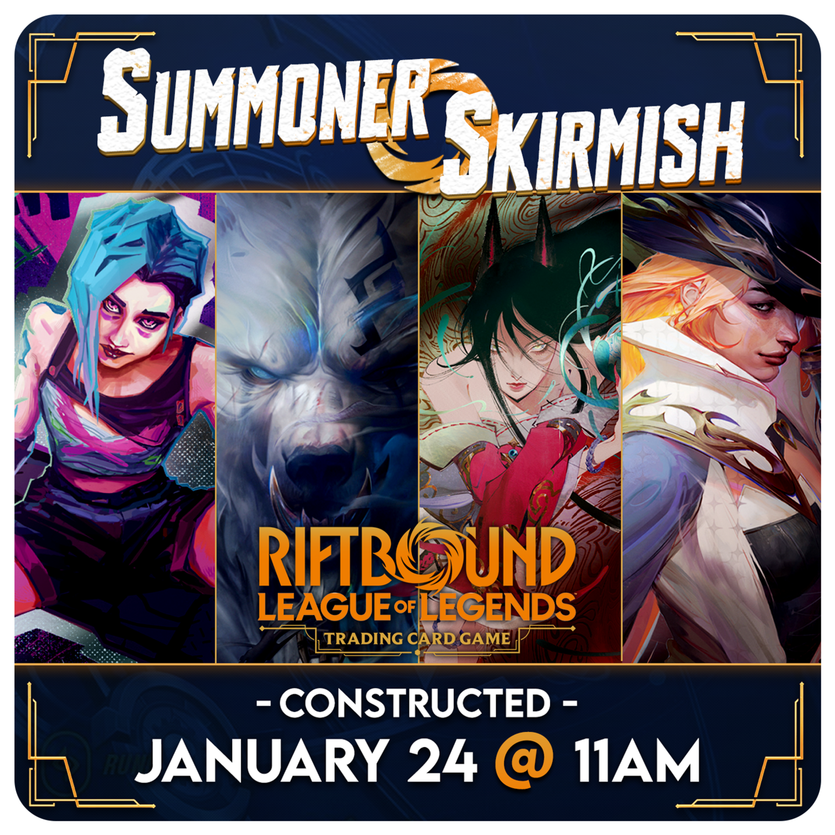 Riftbound Events 01/24 Saturday @ 11 AM - Riftbound Summoner Skirmish