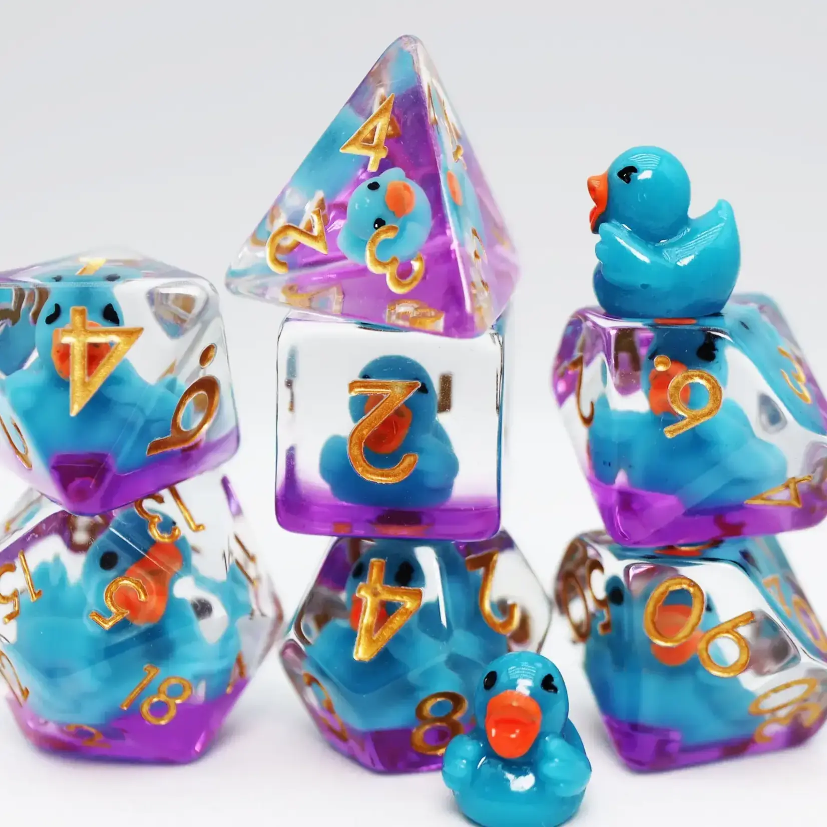 Foam Brain Games Duck On the Pond Rpg Dice Set