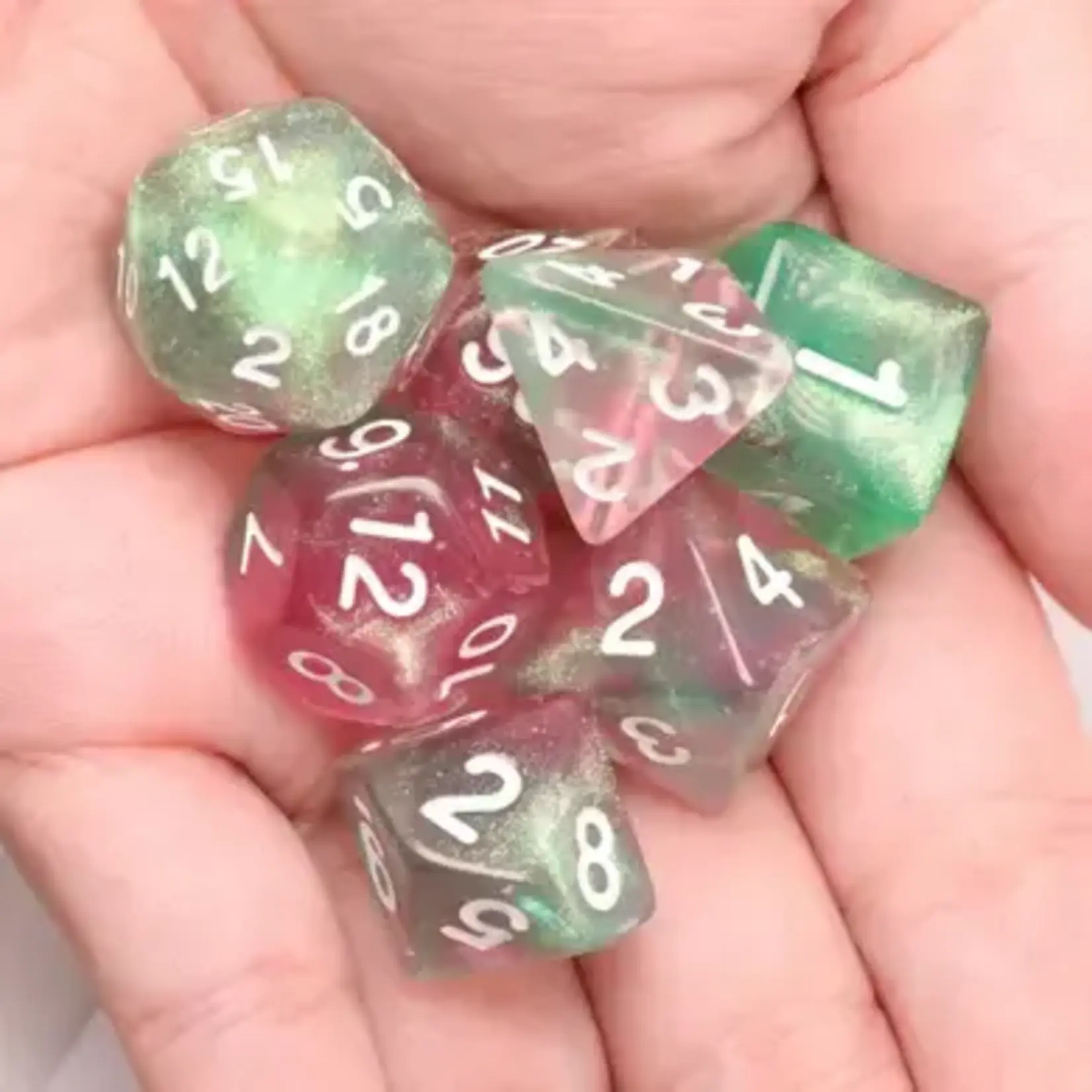 Foam Brain Games Glow in the Dark Rebirth Rpg Dice Set