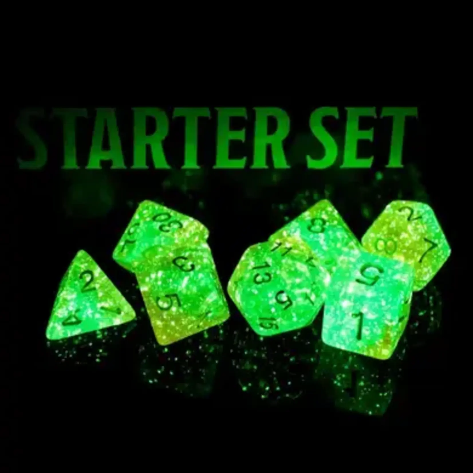 Foam Brain Games Glow in the Dark Rebirth Rpg Dice Set