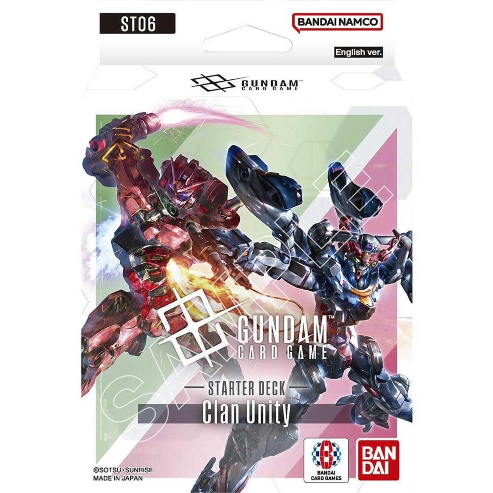 Bandai Gundam Card Game - Starter Deck 06 Clan Unity [ST06] (Releases on 25.10.24)